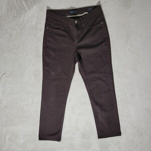 Lee Platinum Label Classic Fit Straight Leg Brown Jeans Womens Sz 8 Petite